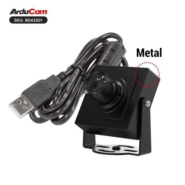 Alt view image 3 of 7 - 12MP HDR USB Camera Module, 101°(D) Wide Angle UVC Webcam with M12 Lens for Windows, Linux, Android, and Mac OS
