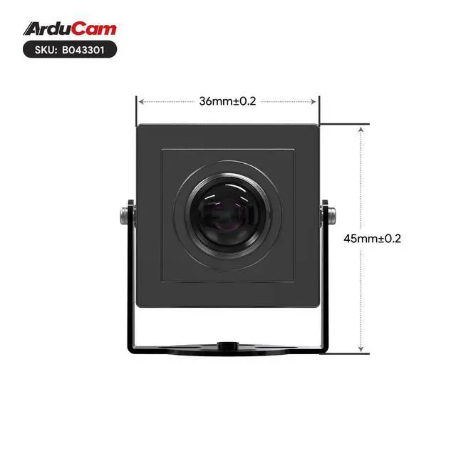 Alt view image 2 of 7 - 12MP HDR USB Camera Module, 101°(D) Wide Angle UVC Webcam with M12 Lens for Windows, Linux, Android, and Mac OS