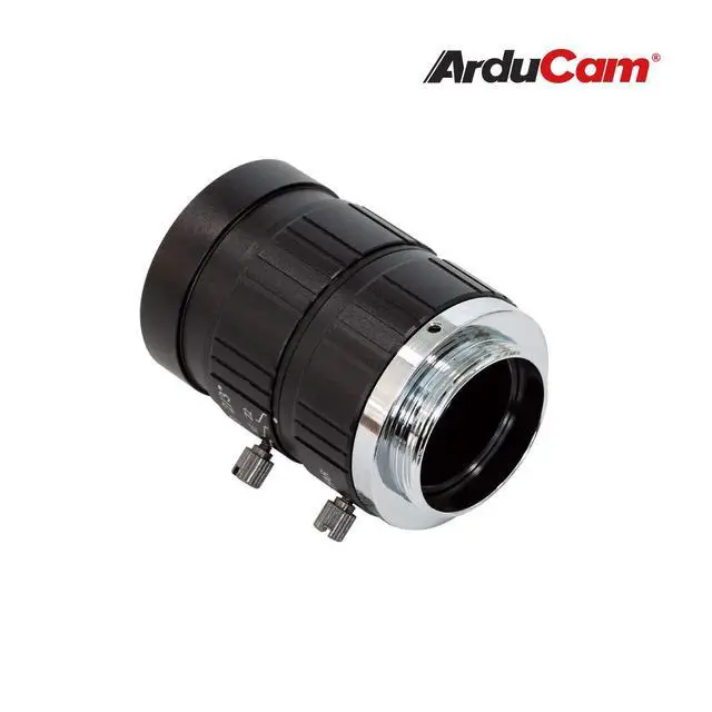 Alt view image 3 of 6 - Telephoto C-Mount Lens for Raspberry Pi HQ Camera, 50mm Focal Length with Manual Focus and Adjustable Aperture, Industrial Telephoto Lens