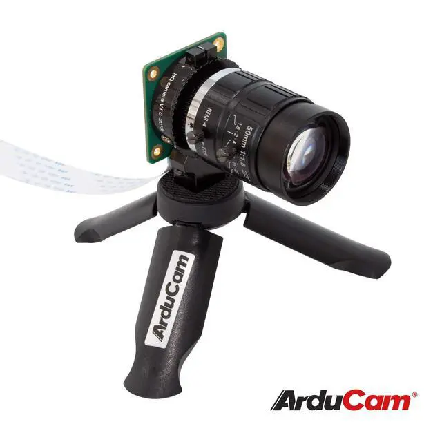 Alt view image 4 of 6 - Telephoto C-Mount Lens for Raspberry Pi HQ Camera, 50mm Focal Length with Manual Focus and Adjustable Aperture, Industrial Telephoto Lens
