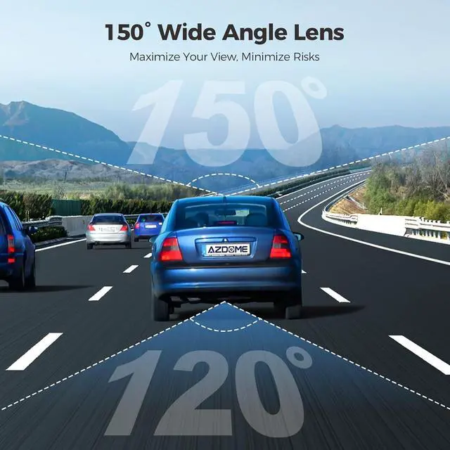 Alt view image 7 of 7 - M01 Dual Dash Cam Front and Rear with Free 64GB Card, 3" Screen Dual Dashboard Camera for Car, Built-in ADAS G-Sensor, 24H Parking Mode Car Camera (M01 Pro)