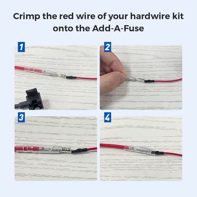 Alt view image 7 of 7 - 3-Lead Acc Hardwire Kit Type-C USB Port for M550 M01Pro PG17 GS63HPro DashCam, 12ft with Fuse Kit, Dash Camera Convert 12V-24V to Output 5V/2.5A Max, 24H Parking Mode, Low Voltage Protection