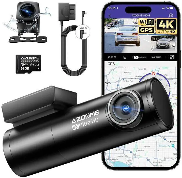 Main image of M300S+OBD Hardwire Kit, Support Parking Mode, Easy to Install