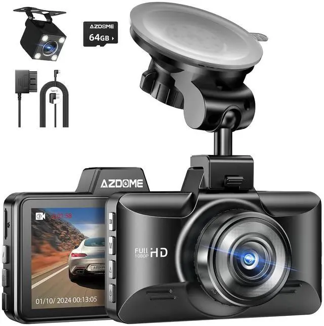 Main image of M01 Pro dashcam and Type-C USB OBD Hardwire Kit enables 24-Hour Parking Monitoring to Continue Working Even When the Vehicle is Turned Off
