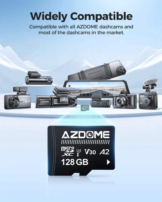 Alt view image 4 of 5 - M200 Dash Cam with 128GB SD Card