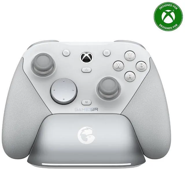 Main image of G7 Pro Wired Controller for Xbox Series X|S, Xbox One, Wireless Gamepad for PC&Android with TMR Sticks, Hall Effect Analog Triggers, 1000Hz Polling Rate, 3.5mm Audio Jack - White