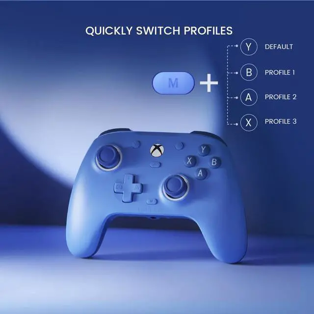 Alt view image 7 of 7 - G7 SE Wired Controller for Xbox Series X|S, Xbox One & Windows 10/11, Plug and Play Gaming Gamepad with Hall Effect Joysticks/Hall Trigger, 3.5mm Audio Jack (Blue)
