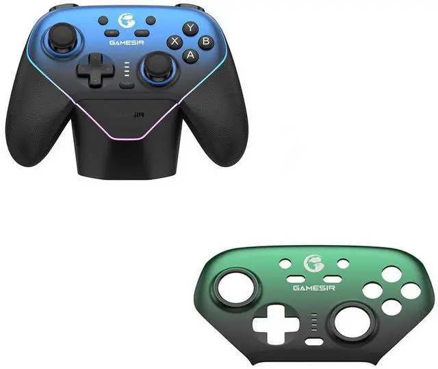 Main image of Super Nova Wireless Gaming Controller and Dark Green Faceplate