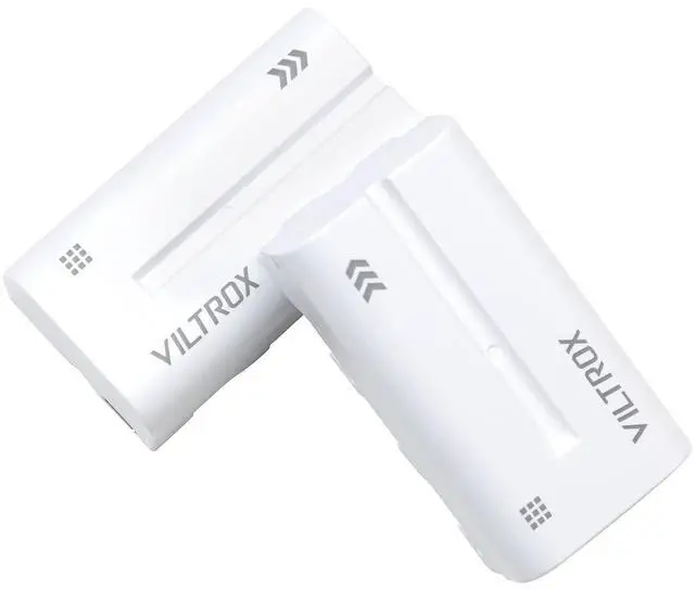 Main image of 2 Pack NP-F550 2200mAh Battery, Replacement of Sony NP-F970 F960 F950 F770 F750 F570 F550, Compatible Godbox Neewee Led Light, Monitor (USB Type-C Input Port)