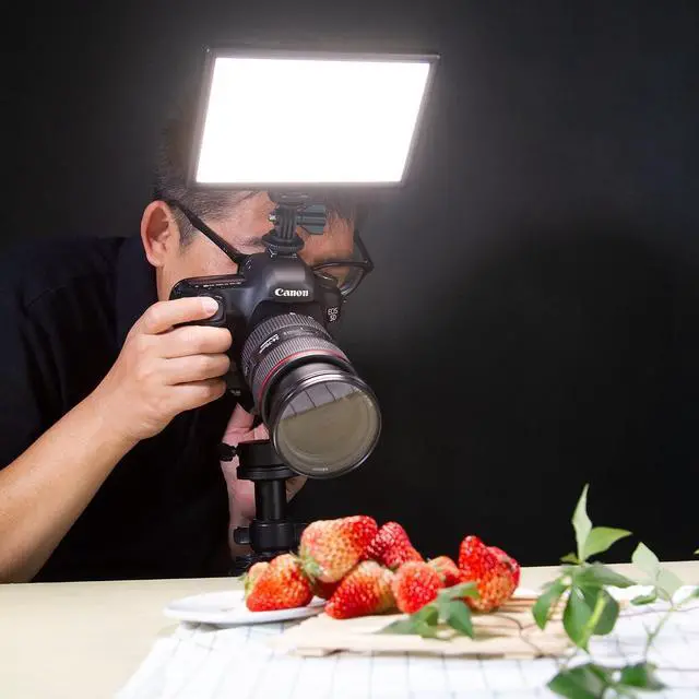 Alt view image 4 of 6 - L116T CRI95+ Super Slim Dimmable LED Light Panel,Bi-Color 3300K-5600K LED Video Light with LCD Control/Light Mount (NO Battery/No ac Adapter)