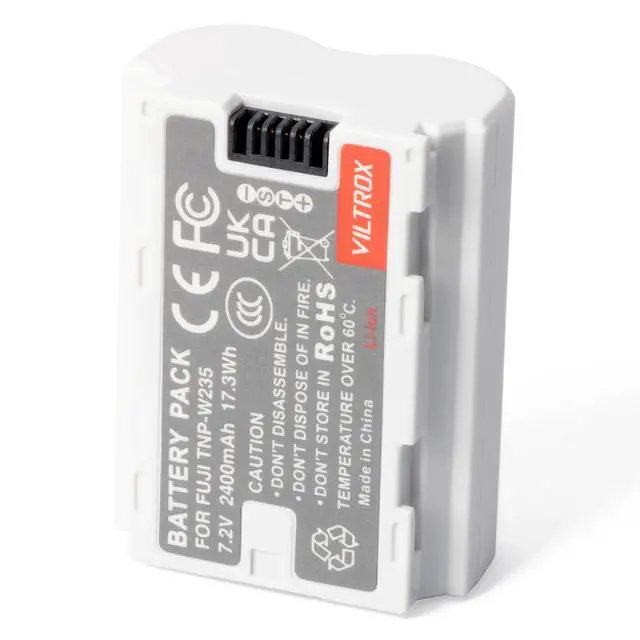 Alt view image 2 of 7 - NP-W235 2400mAh Rechargeable Camera Battery, Type-C Charging Battery Compatible for Fujifilm X-T5/X-T4/X-H2/X-H2S/X-S20/GFX 100S/GFX 50SII