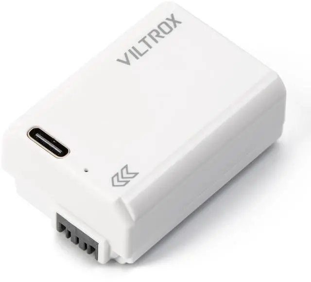Alt view image 2 of 7 - NP-FW50 Lithium-Ion 1030mAh Rechargeable Battery, Updated USB-C Input Camera Battery for Sony A7S II, A7R II, ZV-E10, A7, A7S, A7R, A6400, A6500, A6300, A5000, A5100, A6000