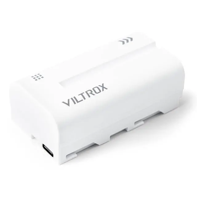 Alt view image 4 of 6 - NP-F550 2200mAh USB Li-ion Battery, 5V/2A Type C Port Rechargeable Battery for Sony NP-F975/NP-F960/NP-F950/NP-F930/NP-F770/NP-F750/NP-F550 LED Light L116T VL-200T 162T L132T