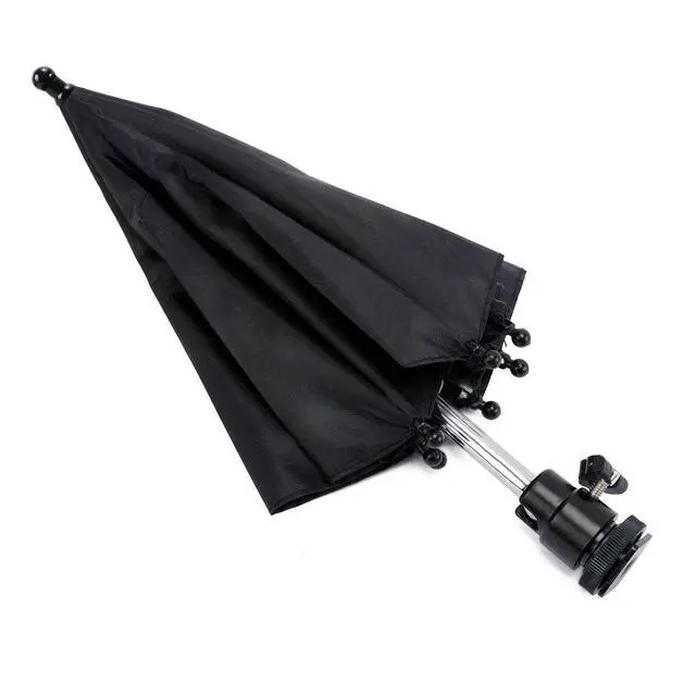 Alt view image 2 of 7 - Updated 50cm Hot Shoe Umbrella, DSLR Mirrorless Camera Protect Umbrella Rain Cover Protector Sunshade, Protects Camera from Rain, Bird Drop, Strong Sunlight, Snow, Waterproof Camera Umbrella