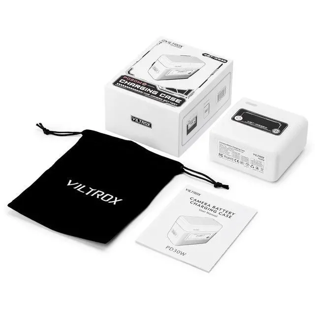 Alt view image 4 of 5 - NP-W235 Dual Battery Charger, 5500mAh Storage Station & 30W Fast Charge Hub for Fuji NP-W235, 40.7Wh USB-C Dual Charging Case with Screen for Fujifilm GFX100 II X-H2S X-T5 X-S20
