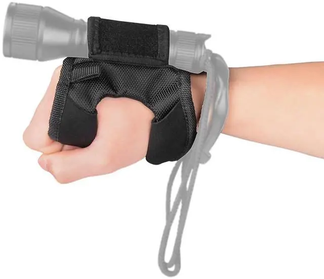 Main image of Diving Flashlight Glove Hands-Free Flashlight Holder Universal Adjustable Wrist Strap Scuba Dive Lights Accessories (Not Included Flashlight)