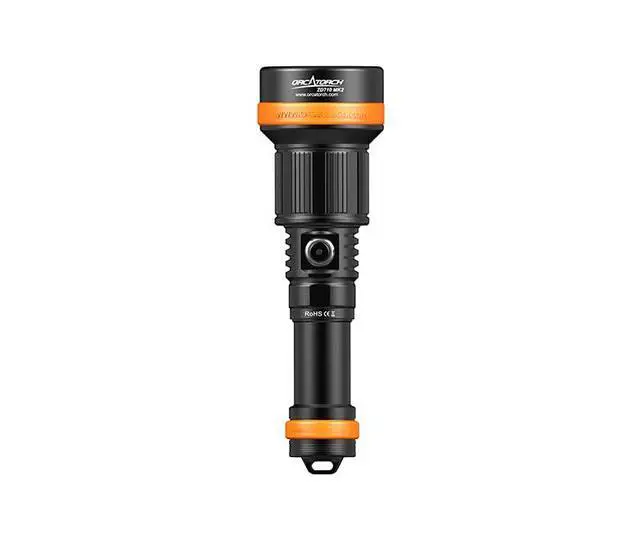 Alt view image 3 of 4 - ZD710 MK2 Dive Light, 4°72° Zoom Beam Scuba Diving Flashlight, 150m Waterproof Underwater Torch
