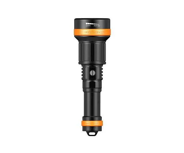 Alt view image 4 of 4 - ZD710 MK2 Dive Light, 4°72° Zoom Beam Scuba Diving Flashlight, 150m Waterproof Underwater Torch