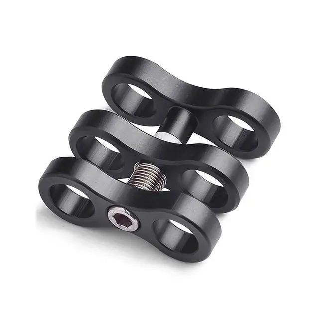 Main image of ZJ13 Aluminum Ball Joint Clamp for Underwater Diving Light Arms Tray, Photography Diving Camera, 360° Clip Adapter Bracket Holder for Action Camera, Dive Flashlight Arm Connected Accessories