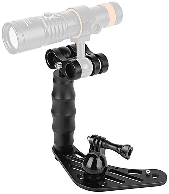Main image of H02 Underwater Camera Tray Kit for gopro, Universal Waterproof Camera housing Handheld Grip Video Stabilizer Holder, for Underwater Photography