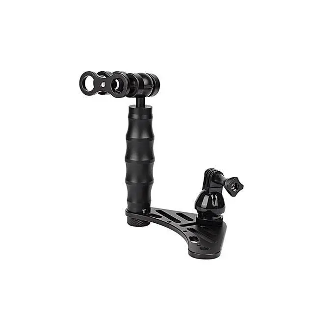 Alt view image 7 of 7 - H02 Underwater Camera Tray Kit for gopro, Universal Waterproof Camera housing Handheld Grip Video Stabilizer Holder, for Underwater Photography
