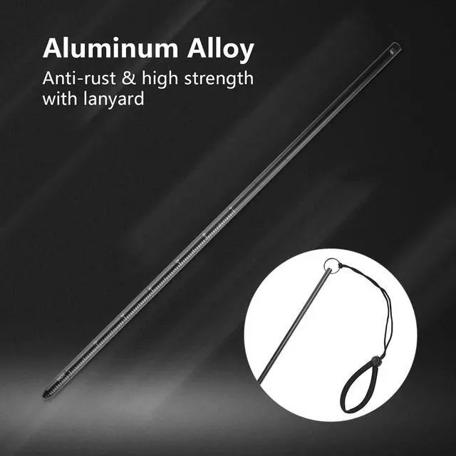 Alt view image 5 of 7 - Scuba Diving Pointer 13 inchs Aluminum Alloy Lobster Tickle Pointer Underwater Shaker Noise Maker Dive Stick Rod with Lanyard Multifunctional Scuba Diving Accessories