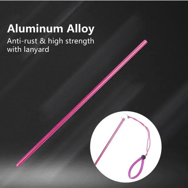 Alt view image 5 of 7 - Scuba Diving Pointer 13 inchs Aluminum Alloy Lobster Tickle Pointer Underwater Shaker Noise Maker Dive Stick Rod with Lanyard Multifunctional Scuba Diving Accessories