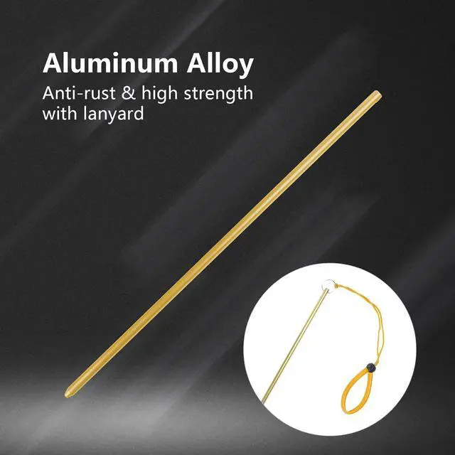 Alt view image 5 of 7 - Scuba Diving Pointer 13 inchs Aluminum Alloy Lobster Tickle Pointer Underwater Shaker Noise Maker Dive Stick Rod with Lanyard Multifunctional Scuba Diving Accessories