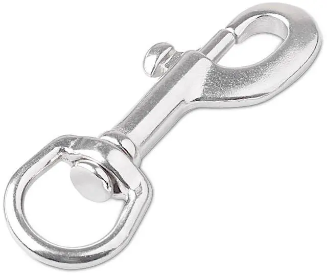 Main image of Swivel Eye Snap Hook Stainless Steel Bolt Snap Corrosion-Resistant Marine Clips for Underwater Scuba Diving, Dog Leash, Key Chain, Camera Strap, Clothesline (Three Optional Size)