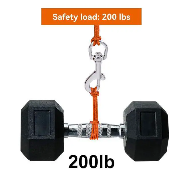 Alt view image 5 of 7 - Swivel Eye Snap Hook Stainless Steel Bolt Snap Corrosion-Resistant Marine Clips for Underwater Scuba Diving, Dog Leash, Key Chain, Camera Strap, Clothesline (Three Optional Size)