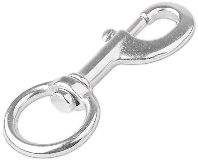 Main image of Swivel Eye Snap Hook Stainless Steel Bolt Snap Corrosion-Resistant Marine Clips for Underwater Scuba Diving, Dog Leash, Key Chain, Camera Strap, Clothesline (Three Optional Size)