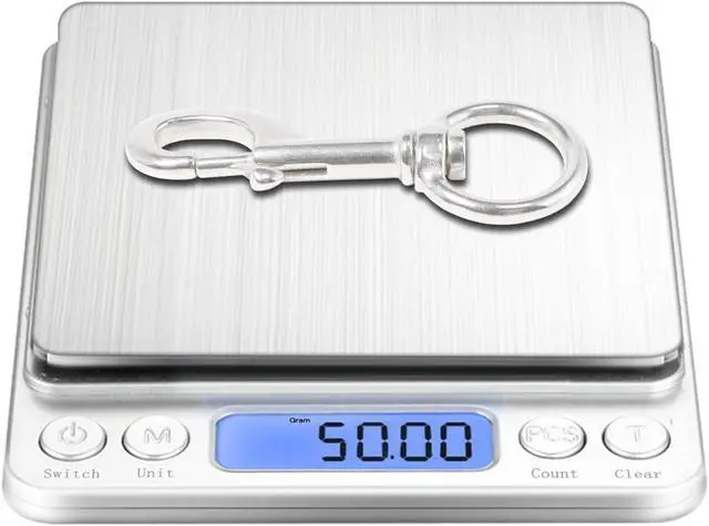 Alt view image 6 of 7 - Swivel Eye Snap Hook Stainless Steel Bolt Snap Corrosion-Resistant Marine Clips for Underwater Scuba Diving, Dog Leash, Key Chain, Camera Strap, Clothesline (Three Optional Size)