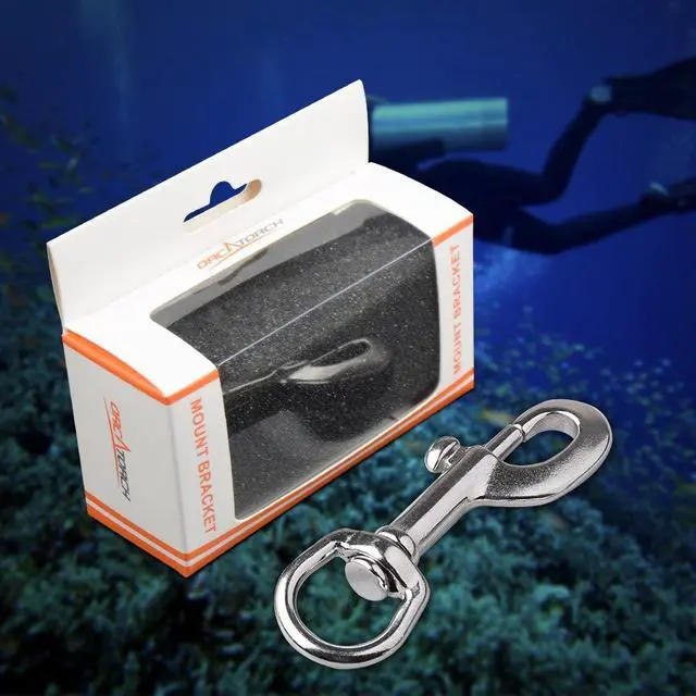 Alt view image 7 of 7 - Swivel Eye Snap Hook Stainless Steel Bolt Snap Corrosion-Resistant Marine Clips for Underwater Scuba Diving, Dog Leash, Key Chain, Camera Strap, Clothesline (Three Optional Size)