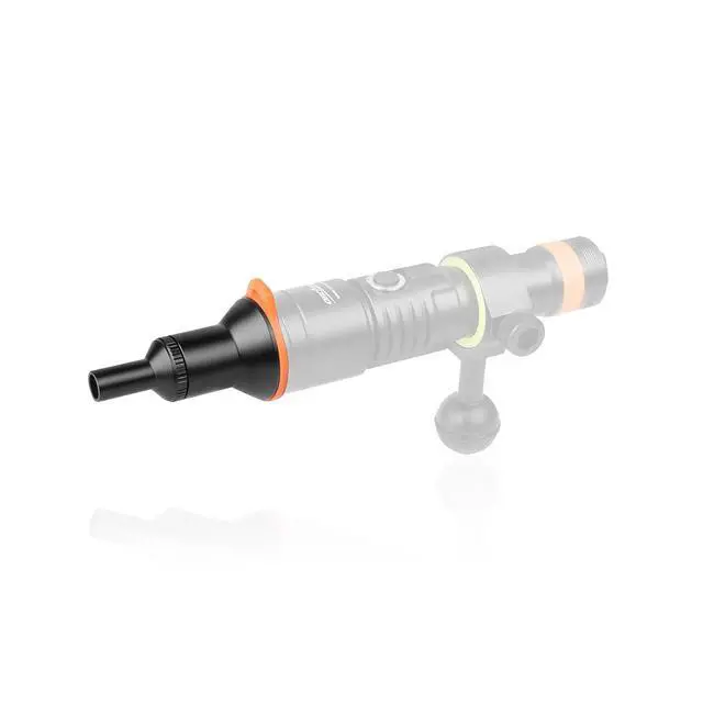 Alt view image 2 of 6 - D530V Aluminum Alloy Diving Video Light Snoot Underwater Dive Torch Snoot for Macro Photography and Videography Photography