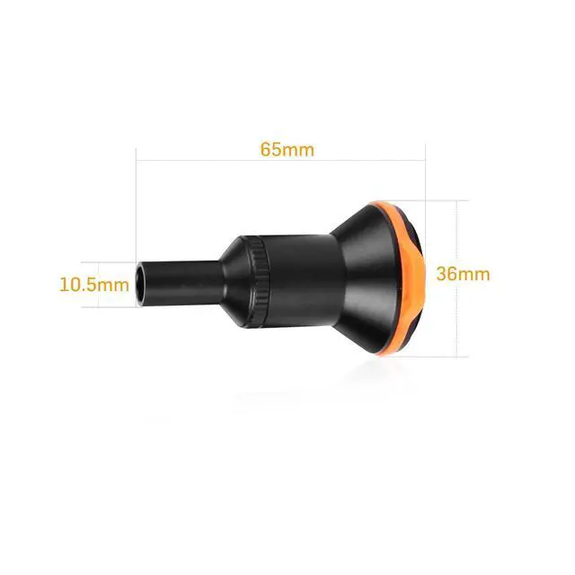Alt view image 3 of 6 - D530V Aluminum Alloy Diving Video Light Snoot Underwater Dive Torch Snoot for Macro Photography and Videography Photography