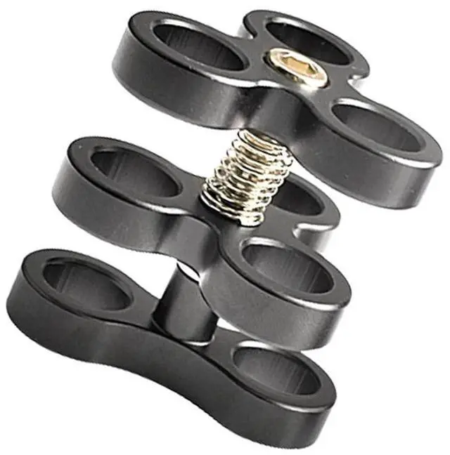Main image of ZJ14 Aluminum Ball Joint Clamp for Underwater Diving Light Arms Tray, Photography Diving Camera, 360° Clip Adapter Bracket Holder for Action Camera, Dive Flashlight Arm Connected Accessories