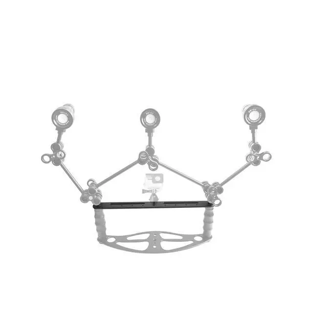 Alt view image 3 of 5 - ZJ16 Upper Base Tray Dive Accessories Underwater Lighting System Connector for Underwater Strobe/Video Light/Diving Camera Tray