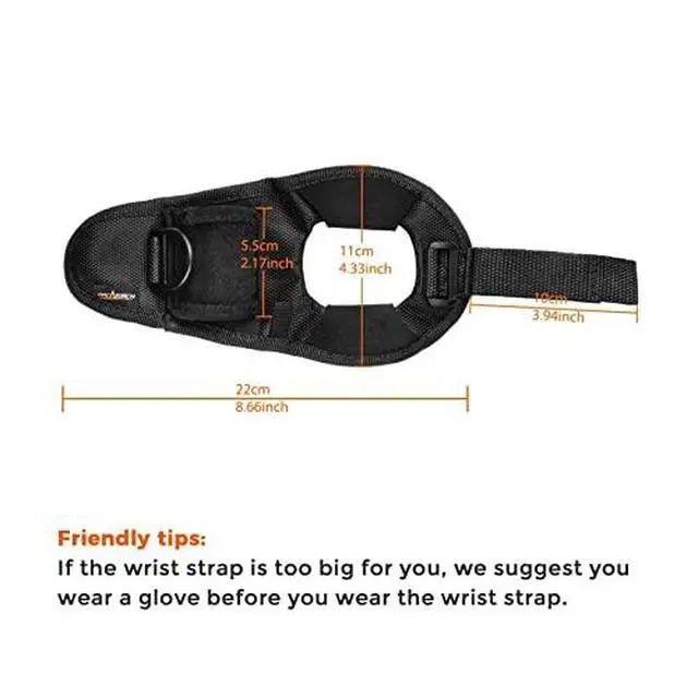 Alt view image 3 of 7 - Diving Flashlight Glove Hands-Free Universal Adjustable Wrist Strap Scuba Diving Pointer 13in Bundle