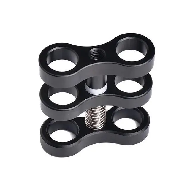 Alt view image 4 of 7 - ZJ13 Aluminum Ball Joint Clamp for Underwater Diving Light Arms Tray, Photography Diving Camera, 360° Clip Adapter Bracket Holder for Action Camera, Dive Flashlight Arm Connected Accessories