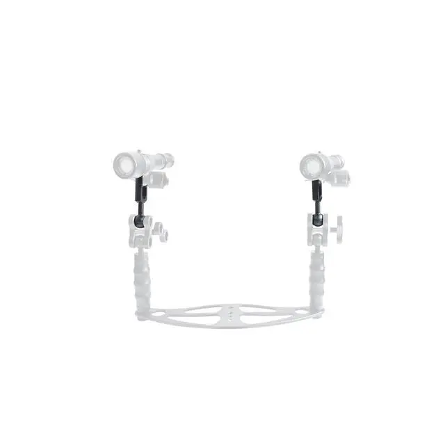 Alt view image 2 of 4 - ZJ19 Aluminum Alloy YS Head Adapter Diving Accessory Lightweight Arm Underwater Photography Gear Lighting System Connector for Diving Strobe/Video Light