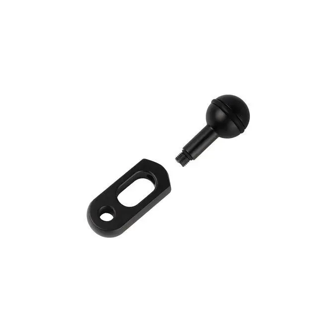 Alt view image 4 of 4 - ZJ19 Aluminum Alloy YS Head Adapter Diving Accessory Lightweight Arm Underwater Photography Gear Lighting System Connector for Diving Strobe/Video Light
