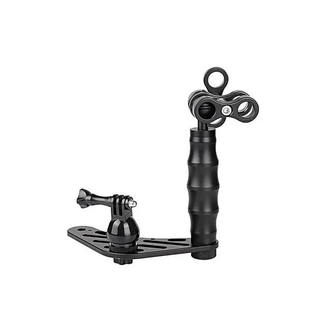 Alt view image 5 of 6 - D530V 1200 Lumen Cool White Light Video Light 140 Degrees Photography Light with Ball Joint & H02 Underwater Camera Tray Kit