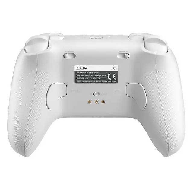 Alt view image 4 of 7 - Ultimate 2 Bluetooth Controller with TMR Joysticks, Switchable Hall Effect/Tactile Triggers, Vibration, Motion Control, RGB Fire Ring and Back Buttons for Switch/Switch 2 & Windows PC - White