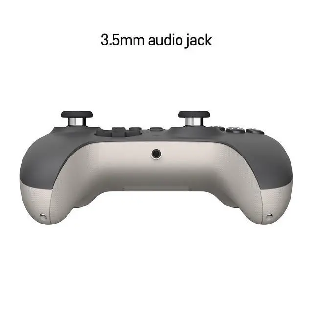 Alt view image 2 of 7 - Ultimate C Hall Effect Joysticks/Hall Trigger Wired Controller with RGB Lighting Fire Ring, 3.5mm Audio Jack for Xbox Series X|S, Xbox One, Windows 10/11 - Officially Licensed (Dark Gray)
