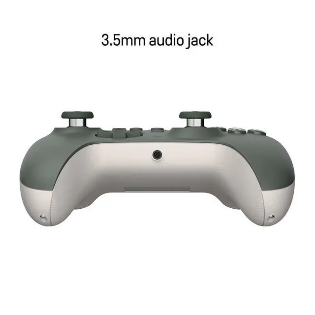 Alt view image 2 of 7 - Ultimate C Hall Effect Joysticks/Hall Trigger Wired Controller with RGB Lighting Fire Ring, 3.5mm Audio Jack for Xbox Series X|S, Xbox One, Windows 10/11 - Officially Licensed (Dark Green)