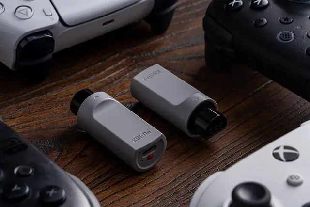 Alt view image 6 of 7 - Retro Receiver for N64 and Windows, Compatible with Xbox Series Controller, Xbox One Bluetooth Controller, Switch Pro and PS5/PS4 Controller on N64 console