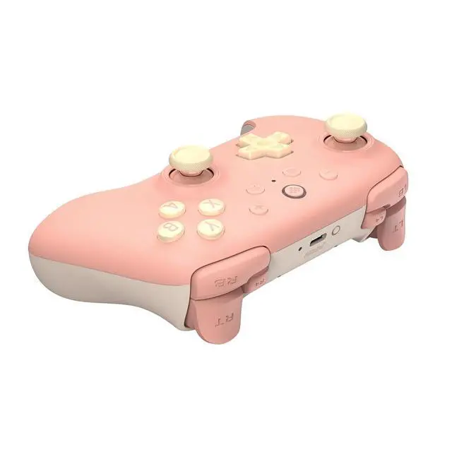 Alt view image 2 of 7 - Ultimate 2C Hall Effect Joysticks and Hall Triggers Wireless Controller for Windows PC and Android, with Remappable L4/R4 Bumpers, Turbo function & Rumble vibration (Peach)