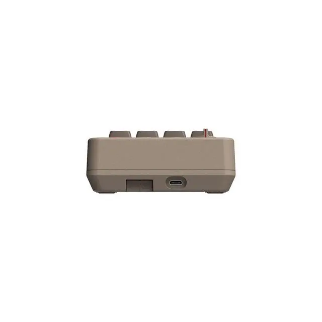 Alt view image 3 of 7 - 18 Key Retro Mechanical Numpad, Supports PC & Standard Calculator Mode, Hot-swappable, PC Calculator Shortcut Button, Bluetooth/2.4G/Wired for Windows and Android - C64 Edition