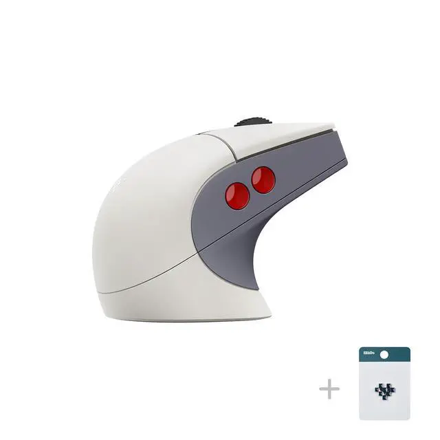 Alt view image 2 of 7 - Retro R8 Mouse with Charging Dock, PAW 3395 Optical Sensor DPI 26K, 4K Polling Rate, Programmable Buttons, Kailh Sword GM X Micro Switches, Ambidextrous - N Edition