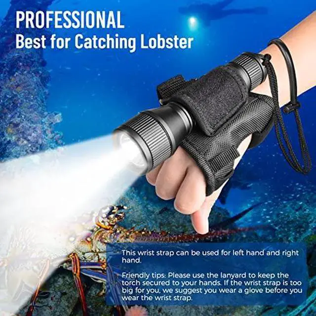 Alt view image 2 of 7 - D550 Dive Light Kit with Magnetic Controlled Tail Switch D530V Diving Video Light Kit with ZJ18 Ball Joint Bracket Bundle